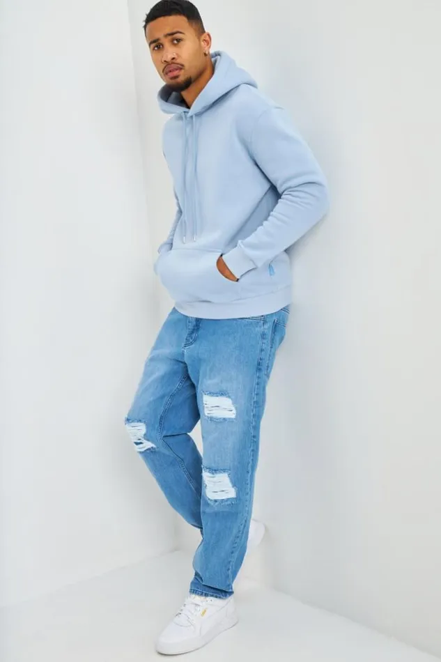 Men Sweat Bleu Capuche Brentiny Blue Brentiny Paris Sweatshirts and Pullovers Men Sweat Bleu Capuche Brentiny Blue Brentiny Paris Sweatshirts and Pullovers