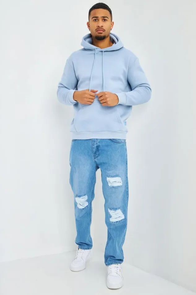 Men Sweat Bleu Capuche Brentiny Blue Brentiny Paris Sweatshirts and Pullovers Men Sweat Bleu Capuche Brentiny Blue Brentiny Paris Sweatshirts and Pullovers