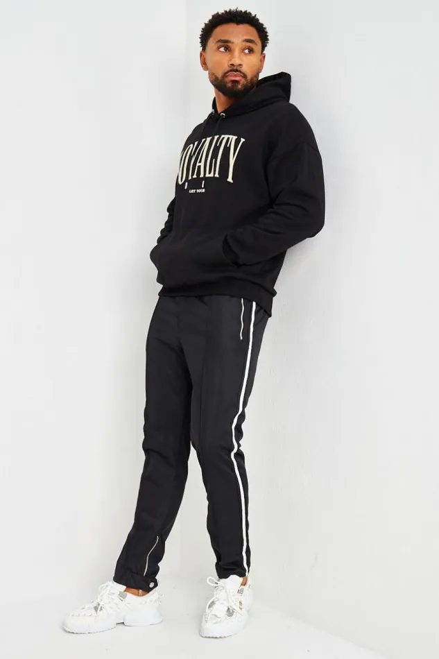Men Sweat Capuche Noir 034Loyalty034 Black Brentiny Paris Sweatshirts and Pullovers Men Sweat Capuche Noir 034Loyalty034 Black Brentiny Paris Sweatshirts and Pullovers