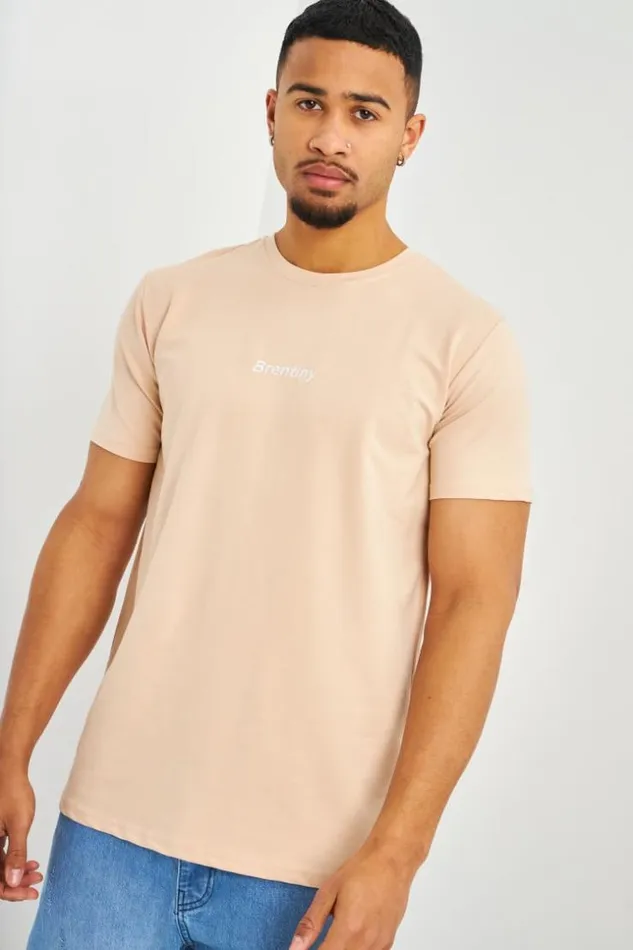 Men TShirt Beige Brentiny Beige Brentiny Paris TShirts