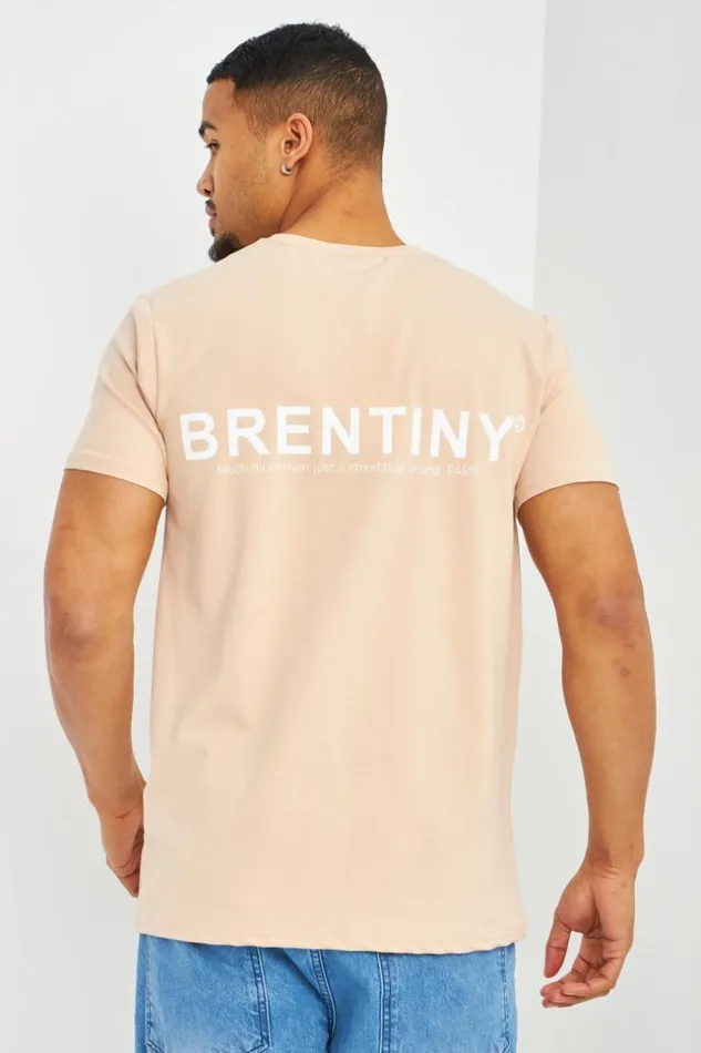 Men TShirt Beige Brentiny Beige Brentiny Paris TShirts