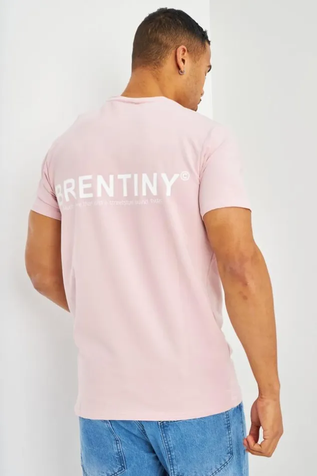 Men TShirt Rose Brentiny Lightpink Brentiny Paris TShirts