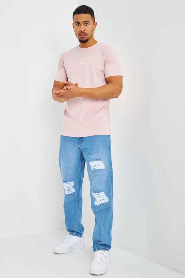 Men TShirt Rose Brentiny Lightpink Brentiny Paris TShirts