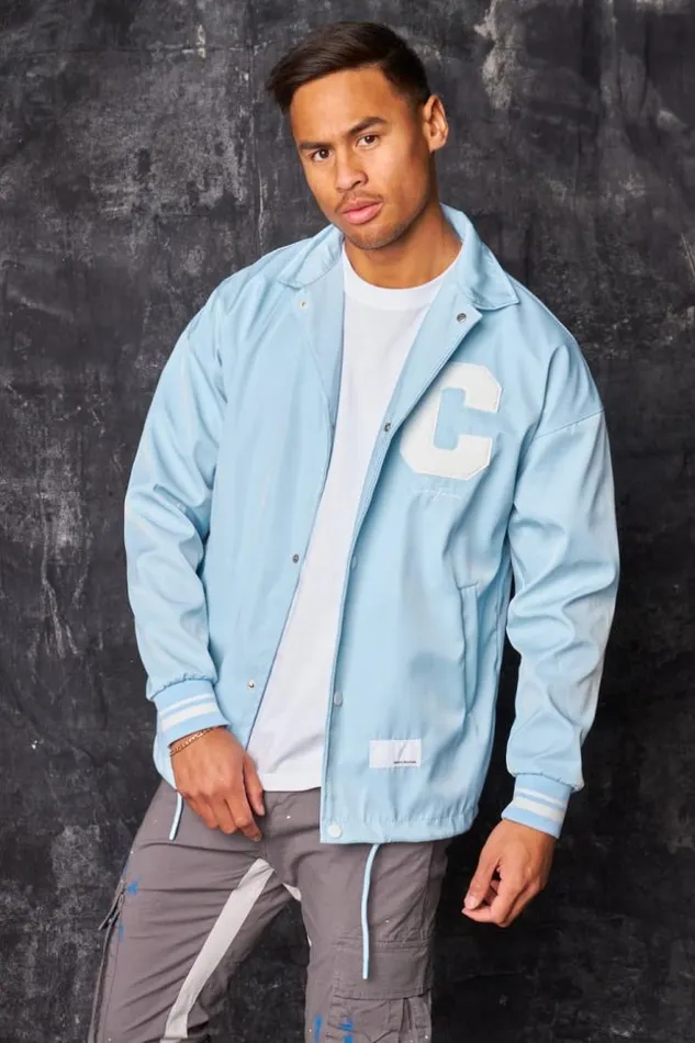 Men Veste Bleu Clair Brode 034Couture034 Bleuclair Brentiny Paris Jackets