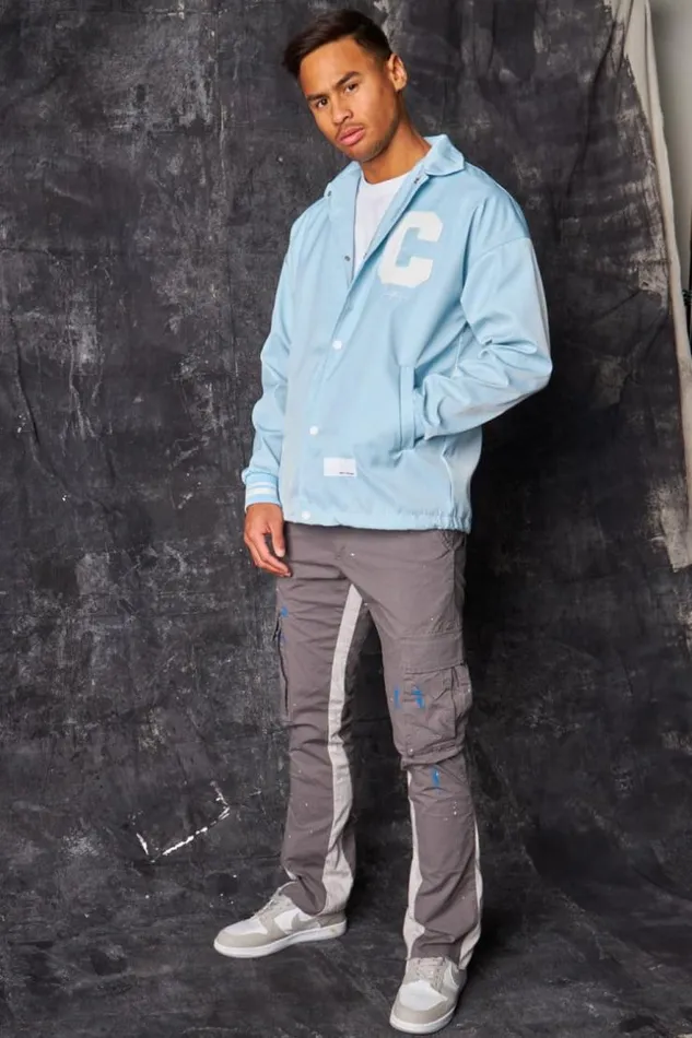 Men Veste Bleu Clair Brode 034Couture034 Bleuclair Brentiny Paris Jackets
