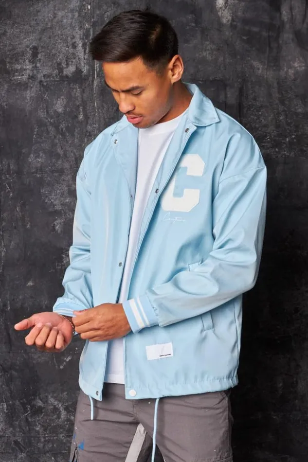 Men Veste Bleu Clair Brode 034Couture034 Bleuclair Brentiny Paris Jackets