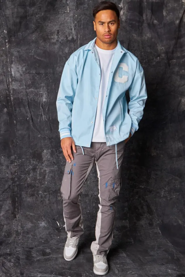 Men Veste Bleu Clair Brode 034Couture034 Bleuclair Brentiny Paris Jackets
