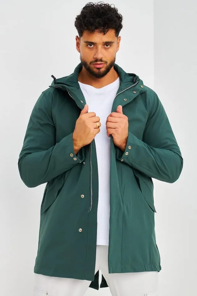 Men Veste MiLongue Verte Capuche Green Brentiny Paris Parkas And Down Jackets Men Veste MiLongue Verte Capuche Green Brentiny Paris Parkas And Down Jackets