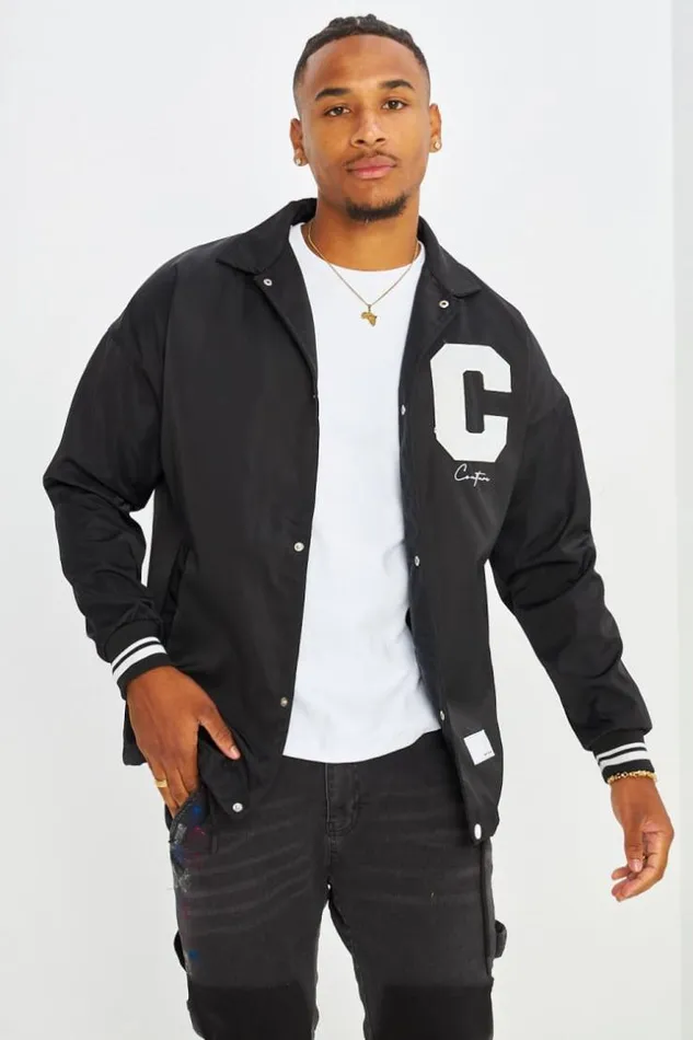 Men Veste Noire Brode 034Couture034 Black Brentiny Paris Jackets