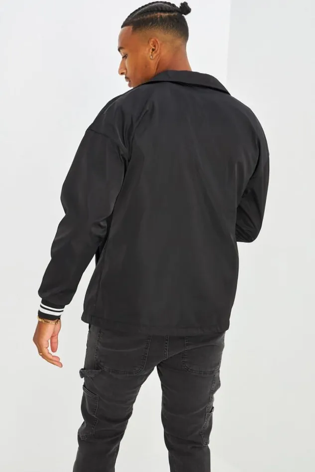Men Veste Noire Brode 034Couture034 Black Brentiny Paris Jackets