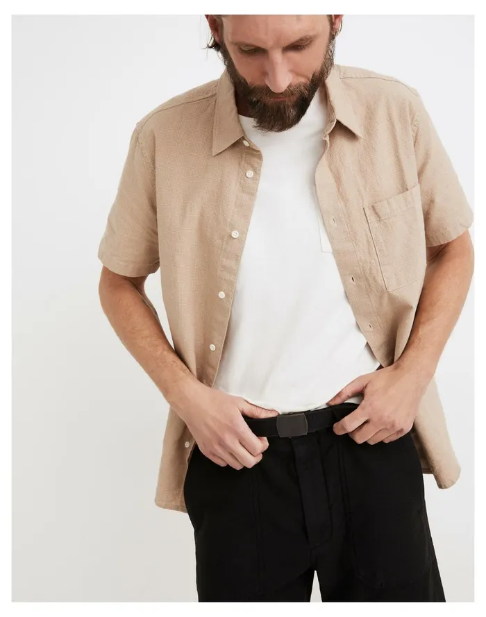 Men Webbing Belt Coal Madewell Belts Men Webbing Belt Coal Madewell Belts