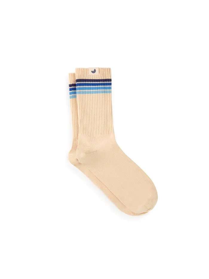 MenWomen Dugort 8211 Blue Stripes TWOTHIRDS Socks