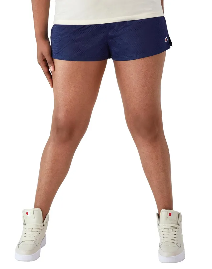 Mesh Shorts C Logo 25034 Athletic Navy Women Champion Shorts