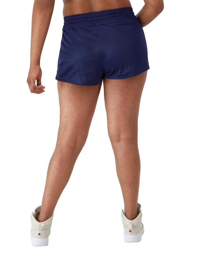 Mesh Shorts C Logo 25034 Athletic Navy Women Champion Shorts
