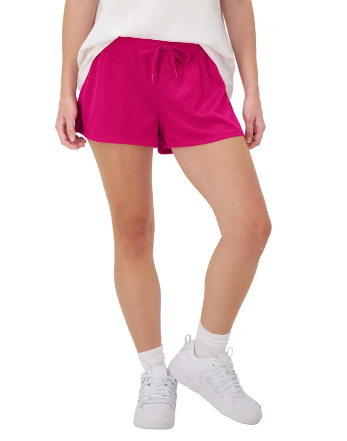 Mesh Shorts C Logo 25034 Fantastic Fuchsia Women Champion Shorts