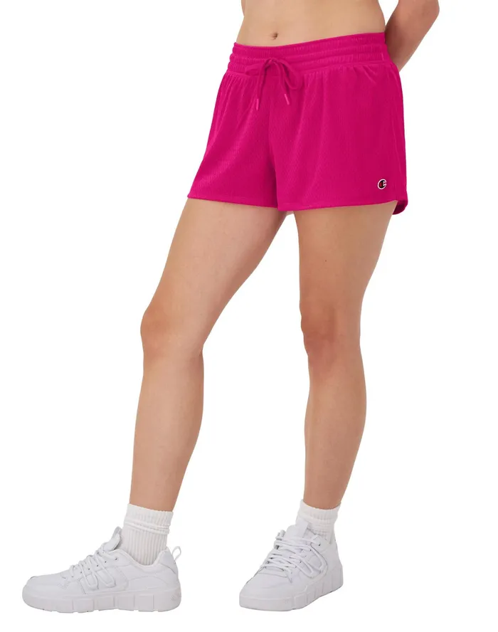 Mesh Shorts C Logo 25034 Fantastic Fuchsia Women Champion Shorts