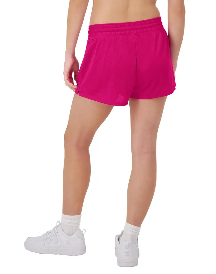 Mesh Shorts C Logo 25034 Fantastic Fuchsia Women Champion Shorts