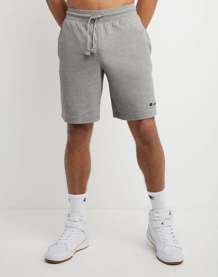 Middleweight Shorts Script Logo 9034 Oxford Grey Men Champion Shorts