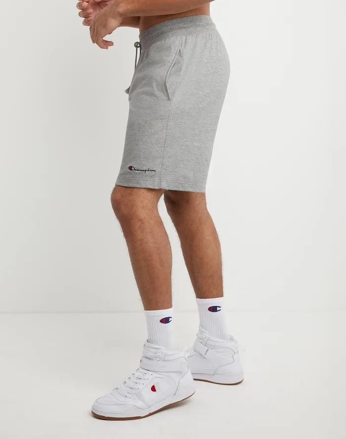 Middleweight Shorts Script Logo 9034 Oxford Grey Men Champion Shorts