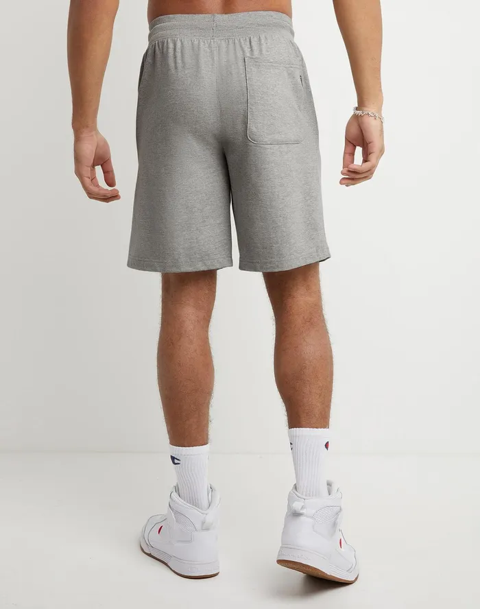 Middleweight Shorts Script Logo 9034 Oxford Grey Men Champion Shorts