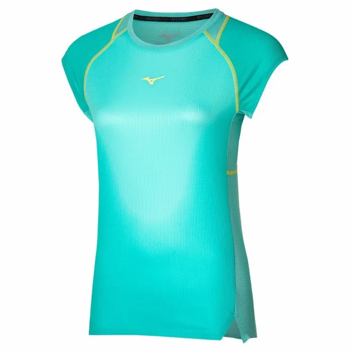 Mizuno Aero Tee Eggshell Blue Women Tops