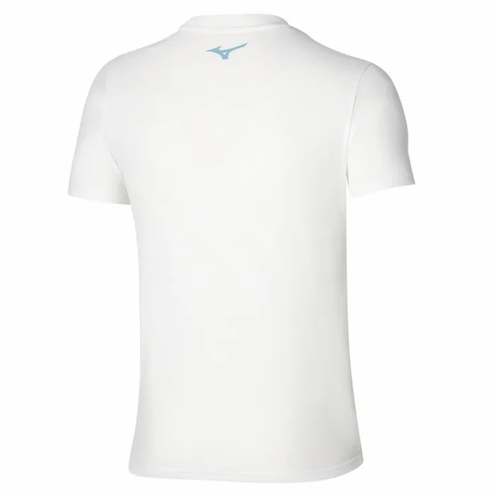 Mizuno Athletics Graphic Tee White Men Athleticwear Mizuno Athletics Graphic Tee White Men Athleticwear
