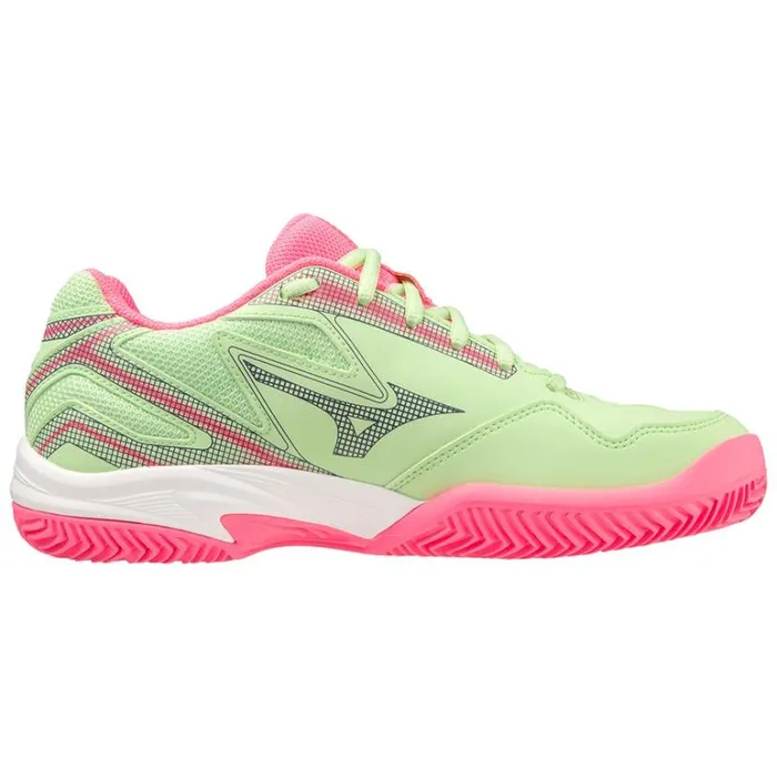Mizuno BREAK SHOT 4 PADEL Patina Green Highvis Pink White Women Padel Mizuno BREAK SHOT 4 PADEL Patina Green Highvis Pink White Women Padel
