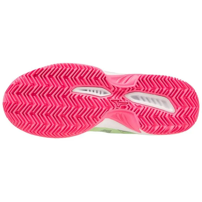 Mizuno BREAK SHOT 4 PADEL Patina Green Highvis Pink White Women Padel Mizuno BREAK SHOT 4 PADEL Patina Green Highvis Pink White Women Padel