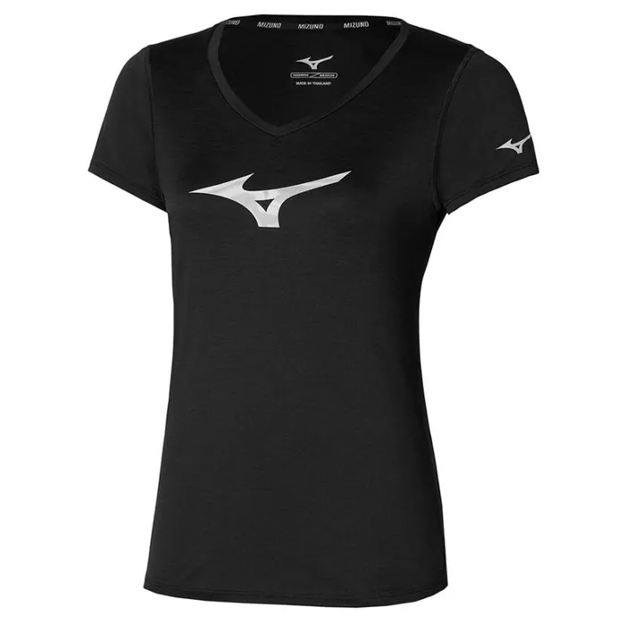 Mizuno Core RB Tee Black Women Tops