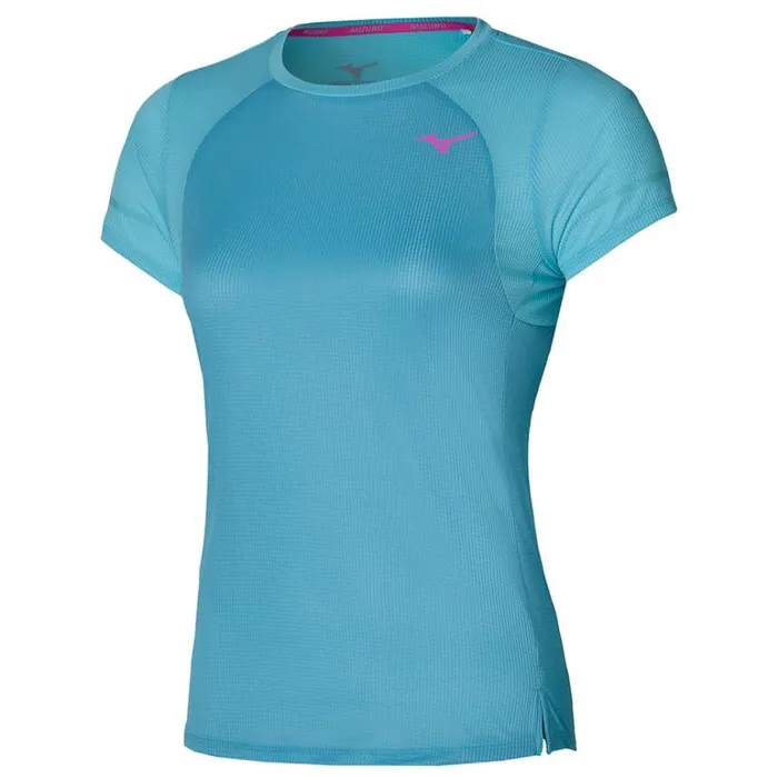 Mizuno DryAeroFlow Tee Maui Blue Women Tops