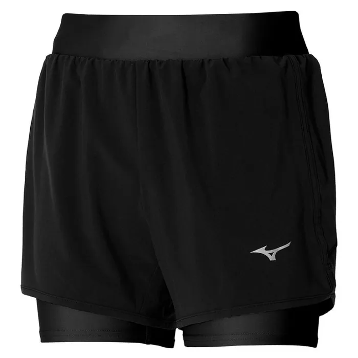 Mizuno ER 45 2in1 Short Black Women Shorts