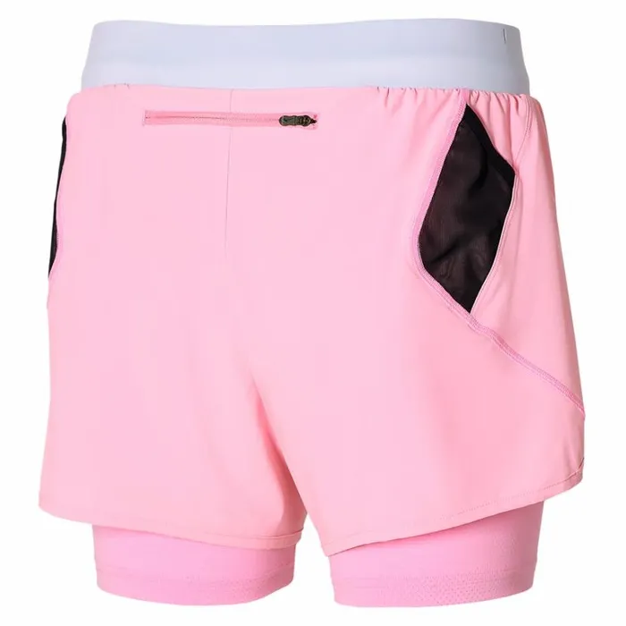 Mizuno ER 45 2in1 Short Lilac Chiffon Women Shorts Mizuno ER 45 2in1 Short Lilac Chiffon Women Shorts