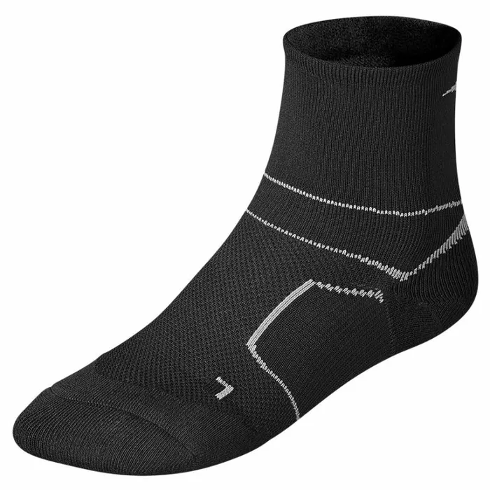 Mizuno ER Trail Socks Black Grey MenWomen Socks