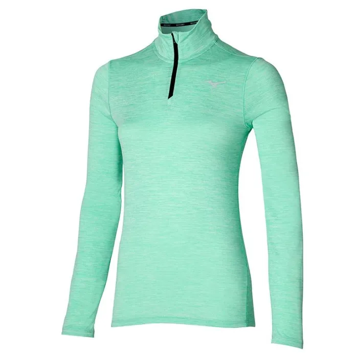 Mizuno IMPULSE CORE LONGSLEEVE TSHIRT Beveled Glass Women Tops