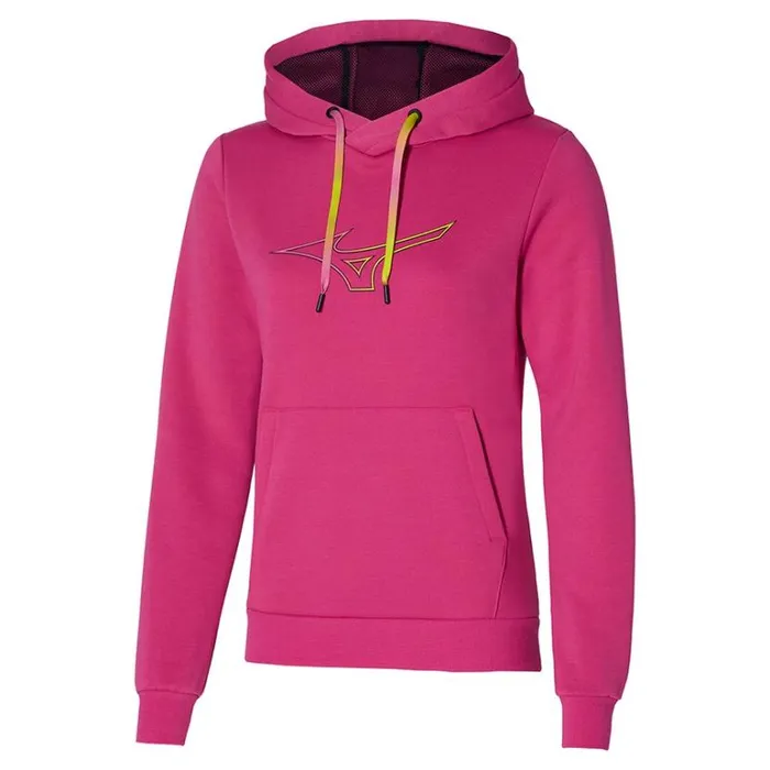 Mizuno Release Hoodie Sangria Sunset Women Tops