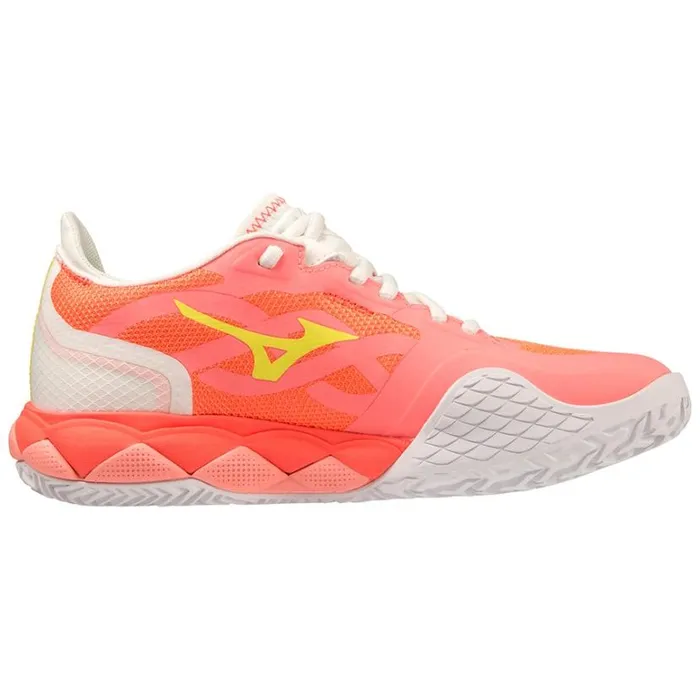 Mizuno WAVE ENFORCE TOUR CC Cndycrlsnwwhtneonflame Women Tennis Mizuno WAVE ENFORCE TOUR CC Cndycrlsnwwhtneonflame Women Tennis