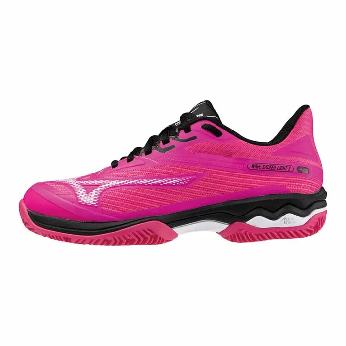 Mizuno WAVE EXCEED LIGHT 2 CC Pink Tetrawhiteblack Women Tennis