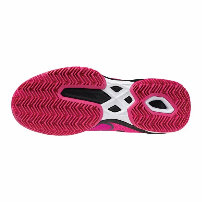 Mizuno WAVE EXCEED LIGHT 2 CC Pink Tetrawhiteblack Women Tennis Mizuno WAVE EXCEED LIGHT 2 CC Pink Tetrawhiteblack Women Tennis