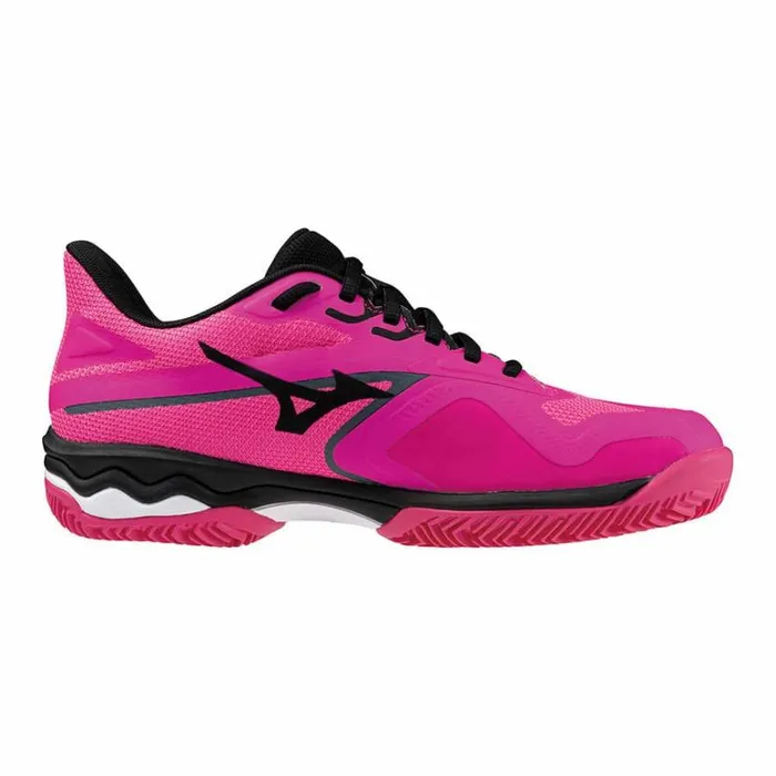 Mizuno WAVE EXCEED LIGHT 2 CC Pink Tetrawhiteblack Women Tennis Mizuno WAVE EXCEED LIGHT 2 CC Pink Tetrawhiteblack Women Tennis