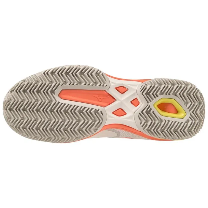 Mizuno WAVE EXCEED LIGHT 2 Snwwhtfusncorlsspring Women Tennis Mizuno WAVE EXCEED LIGHT 2 Snwwhtfusncorlsspring Women Tennis