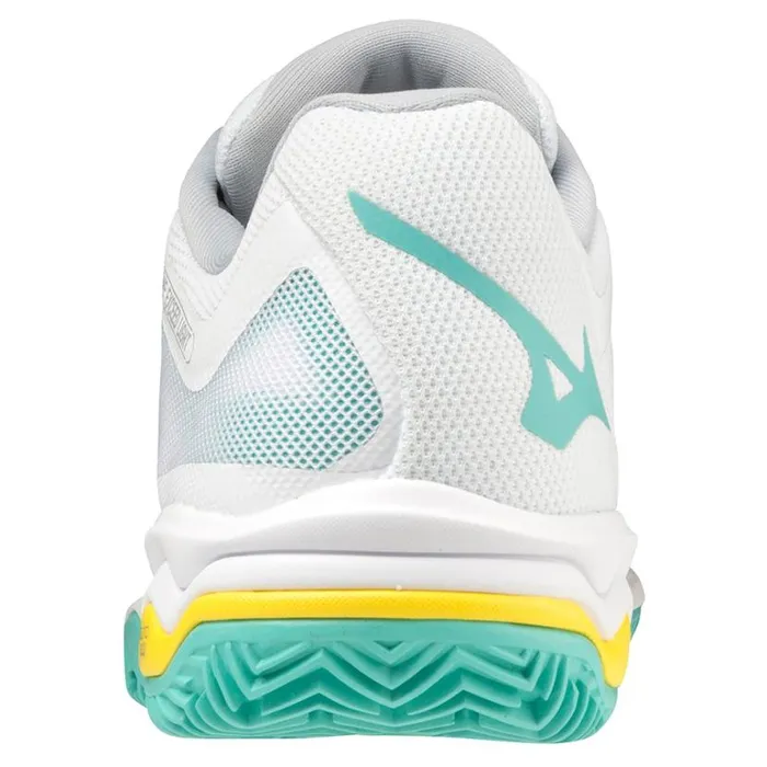 Mizuno Wave Exceed Light CC Whiteturquoisehighvis Women Tennis Mizuno Wave Exceed Light CC Whiteturquoisehighvis Women Tennis