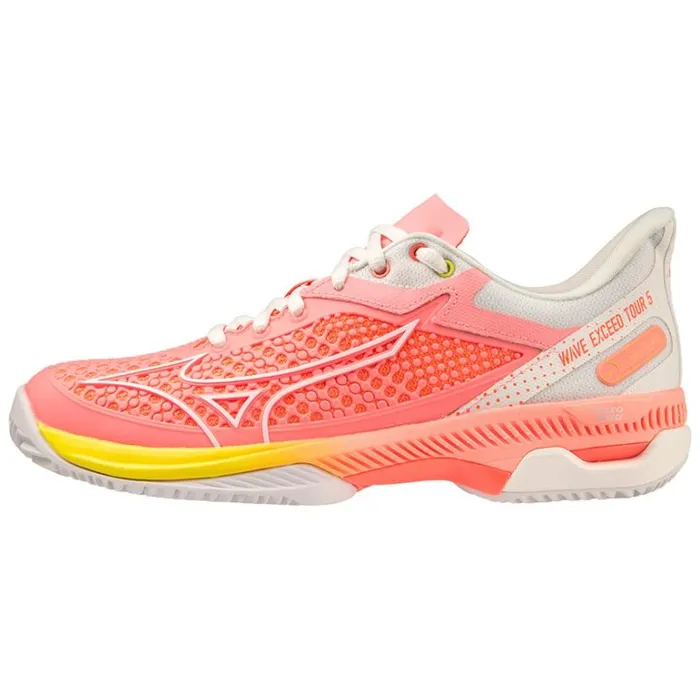 Mizuno WAVE EXCEED TOUR 5CC Cndycrlsnwwhtneonflame Women Tennis