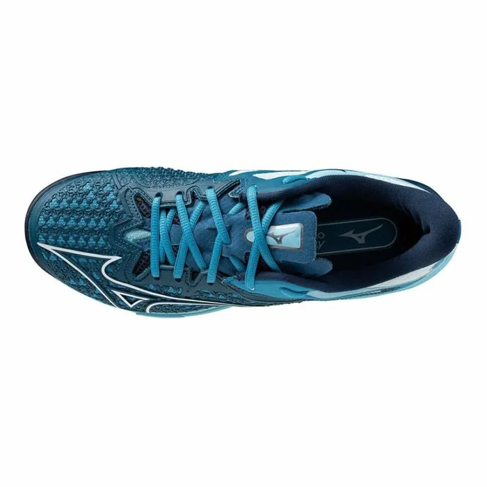 Mizuno WAVE EXCEED TOUR 6 CC Moroccan Bluewhiteblue Topaz Women Tennis Mizuno WAVE EXCEED TOUR 6 CC Moroccan Bluewhiteblue Topaz Women Tennis