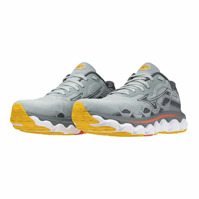 Mizuno WAVE HORIZON 7 Gray Mistwhitehot Coral Women Running Mizuno WAVE HORIZON 7 Gray Mistwhitehot Coral Women Running