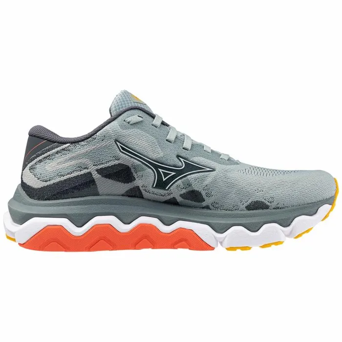 Mizuno WAVE HORIZON 7 Gray Mistwhitehot Coral Women Running Mizuno WAVE HORIZON 7 Gray Mistwhitehot Coral Women Running