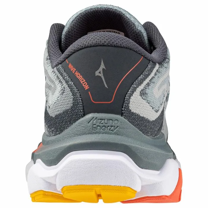 Mizuno WAVE HORIZON 7 Gray Mistwhitehot Coral Women Running Mizuno WAVE HORIZON 7 Gray Mistwhitehot Coral Women Running