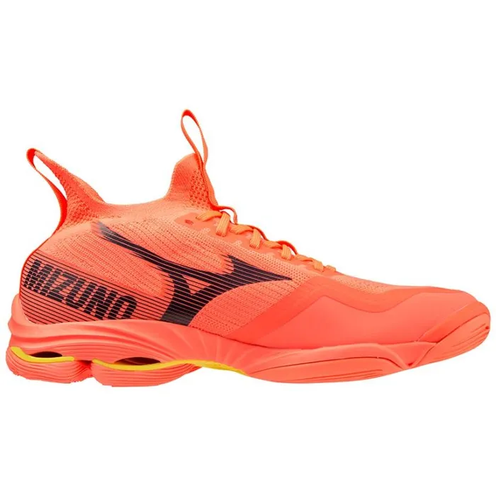 Mizuno WAVE LIGHTNING NEO2 Neonflameblackbolt 2 Women Volleyball Mizuno WAVE LIGHTNING NEO2 Neonflameblackbolt 2 Women Volleyball