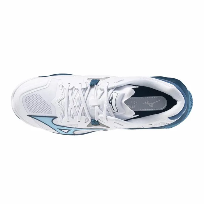 Mizuno WAVE LIGHTNING Z8 Whitesailor Bluesilver Women Volleyball Mizuno WAVE LIGHTNING Z8 Whitesailor Bluesilver Women Volleyball
