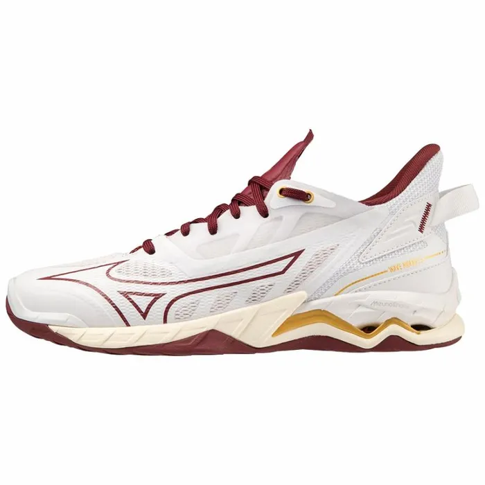 Mizuno WAVE MIRAGE 5 Whtecabernetmp Gold Women Handball