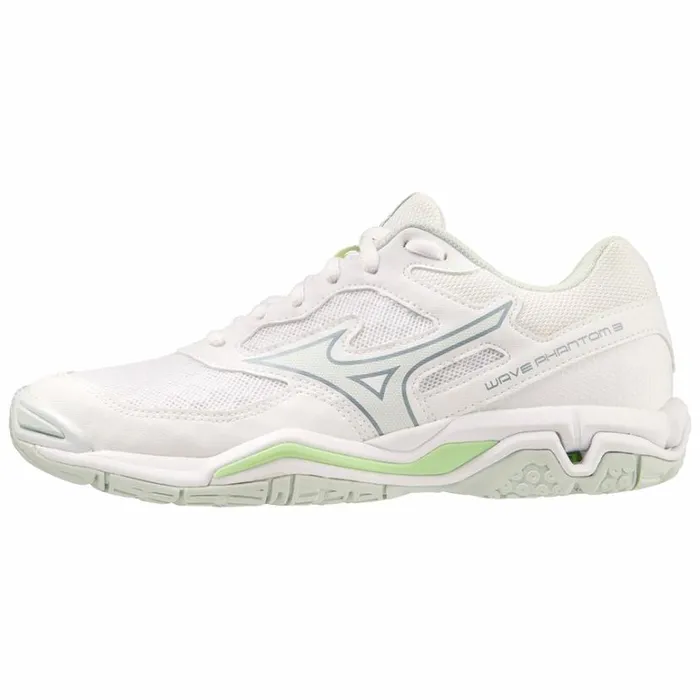 Mizuno WAVE PHANTOM 3 Whtegridgepatinagreen Women Handball